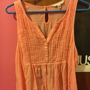 Pink American eagle tee